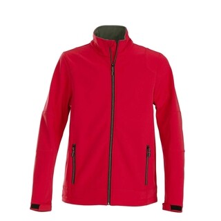 Image of Printer Trial Softshell Jas Heren Rood - Maat 4XL