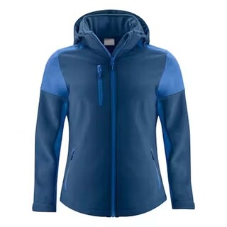 Image of Printer Prime Softshell Jas dames marine/kobalt - maat XL