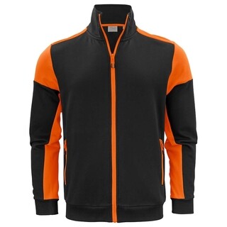 Image of Printer Prime Sweater jacket  vest zwart/oranje - maat XXL