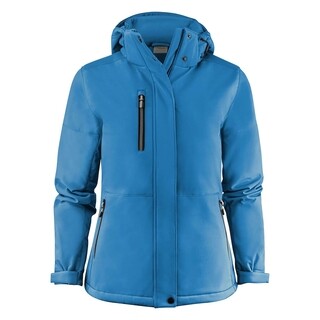 Image of Printer Softshell Jas Dames Oceaan/Blauw - Maat XXL