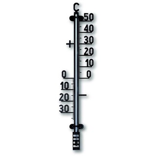 Image of TFA Buitenthermometer Analoog - Kunststof 415 mm - Zwart - Blister