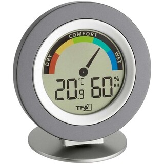 Image of TFA Thermo / Hygrometer Digitaal Cosy Grijs