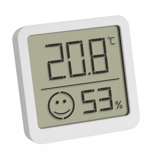 Image of Digitale Thermo-Hygrometer Met Comfortzone Wit