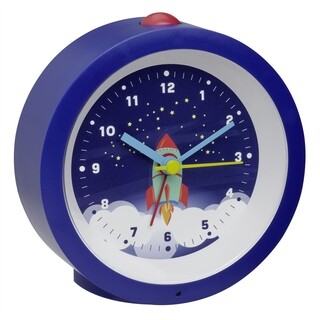 Image of TFA Wekker Kinderwekker met raketmotief analoog - Blauw