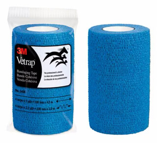 Image of 3M Vetrap Elastische Klauwtape Blauw 10cm x 4,5m (18 Rollen)