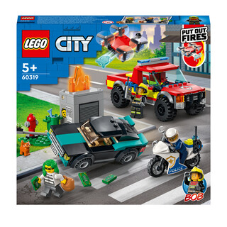 Image of LEGO City Brandweer & Politie achtervolging