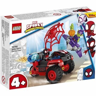 Image of LEGO Marvel 10781 - Avengers Miles Morales: Spider-Mans tech driewieler