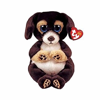 Image of Ty Beanie Babies Bellies Ranger Zwarte Hond 15cm