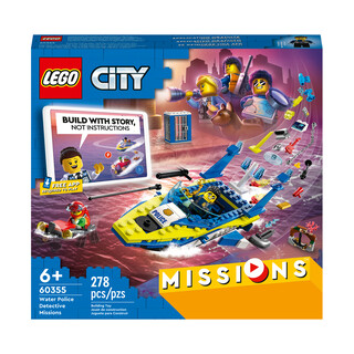 Image of LEGO City 60355 - Waterpolitie recherchemissies