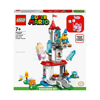 Image of LEGO Super Mario 71407 - Uitbreidingsset: Kat-Peach-uitrusting en IJstoren