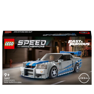 Image of LEGO Speed 76917 - Champions 2 Fast 2 Furious Nissan Skyline GT-R (R34)