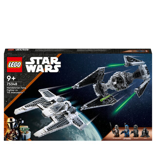 Image of LEGO Mandalorian 75348 - Fang Fighter vs. TIE Interceptor™