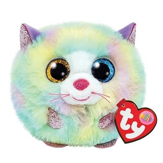 Image of Ty Teeny Puffies Heather Cat 10cm