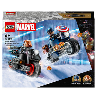 Image of LEGO Marvel Super Heroes Black Widow & Captain America motoren