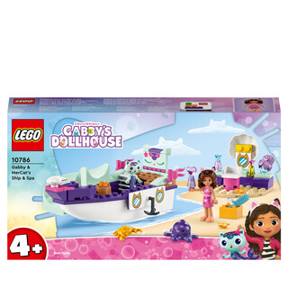 Image of LEGO Gabbys Dollhouse 10786 - Vertroetelschip van Gabby en Meerminkat