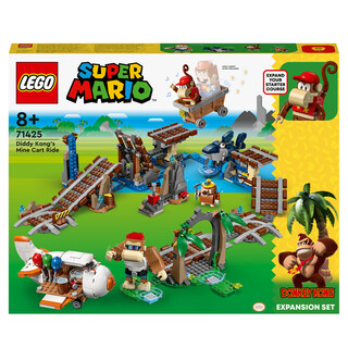Image of LEGO Super Mario 71425 - Uitbreidingsset: Diddy Kongs mijnwagenrit