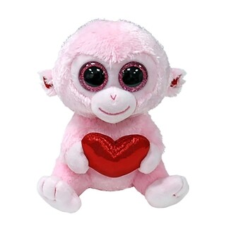 Image of Ty Beanie Boo's Valentine Gigi Monkey 15cm