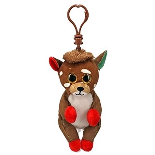 Image of Ty Beanie Boo's Clip Christmas Juno Reindeer 7cm