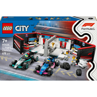 Image of Lego 60444 City Formule 1 Mercedes & Alpine Garage