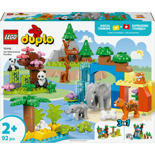 Image of Lego 10446 Duplo Town 3in1 Wild Animal Families