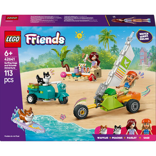 Image of Lego 42641 Friends Surfing Dogs and Scooter Adventure