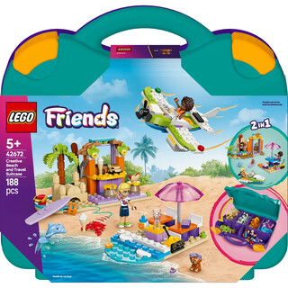 Image of Lego 42672 Friends Creative Beach and Travel Suitcase