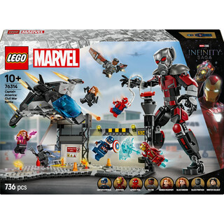 Image of Lego 76314 Super Heroes Marvel Captain America Civil War Action Battle