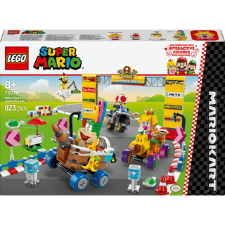 Image of Lego 72036 Super Mario Kart Baby Peach & Grand Prix Set