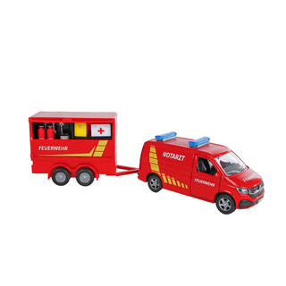 Image of Kids Globe 520321 Volkswagen Transporter Brandweer DE 1:36