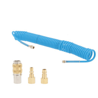 Image of Airpress Spiraalslang Inclusief Koppelingen En Nippels - 7,5 Meter