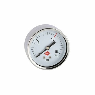 Image of Airpress Manometer 1/4" 16 Bar Achter Aansluiting - 63mm