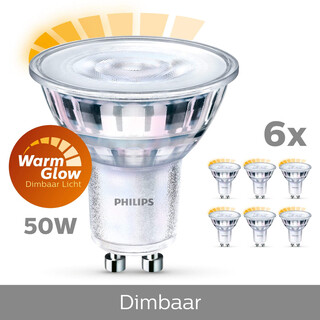 Image of Philips Spot 50 W PAR16 GU10 x6