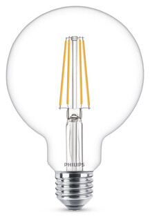 Image of Philips Filamentlamp helder 60W G93 E27