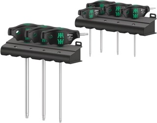 Image of Wera 467/7 TORX HF set 1 schroevendraaierset T-greep-TORX 7-dlg schroevendraaier