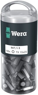 Image of 867/1 Torx® Bits Diy 100, Tx 15 X 25 Mm, 100-Delig