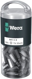 Image of 867/1 Torx® Bits Diy 100, Tx 20 X 25 Mm, 100-Delig