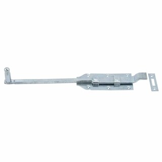 Image of Rolstaartschuif met bocht - 400mm - Blauw verzinkt