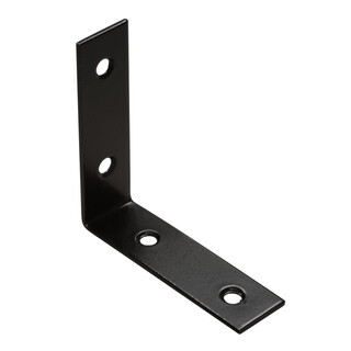 Image of Stoelhoek 70mm Zwart 100 Stuks