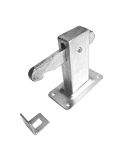 Image of Deurvastzetter Heavy Duty / Inclusief Opvangoog / Vloermodel / Staal Verzinkt