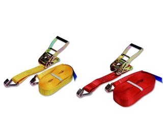 Image of Spanband Met Ratel En Haken, 35Mm, 9M, 1000/2000 Dan, Oranje