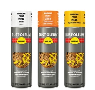 Image of Rustoleum markeringsverf wit 500ml RAL9010