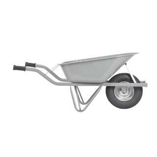 Image of Kruiwagen, 80 Liter, M-092-L4-Gst Velg Rubber Grepen, 1.0Mm Bak En Slofjes