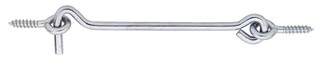 Image of Windhaak Met 2 Schroefogen / 6.00X200 Mm / Verzinkt