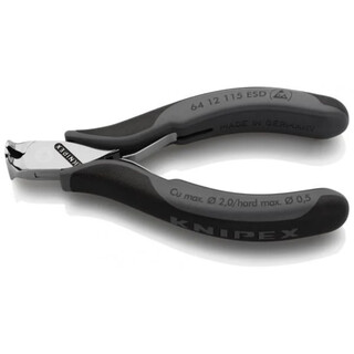Image of Knipex Elektronica-Voorsnijtang - 64 12 115 ESD