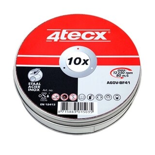 Image of Doorslijpschijf 4Tecx (10 Stuks) - 125 x 1,0 x 22,2  MM