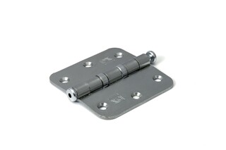 Image of Dulimex Kogellagerscharnier ronde hoeken 76x76 mm staal verzinkt