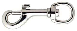 Image of Musketon / 20 Mm - 3/4 / Ronde Wervel / Zamac Vernikkeld / Per Stuk Gelabeld