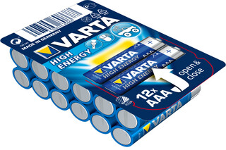 Image of Varta BV-HE AAA Wegwerpbatterij Alkaline - 12 stuks