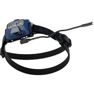 Image of Ledlenser Hf6r Core Blue Hoofdlamp Oplaadbaar 800 Lumen Ip68 Batterij Vooraan Digitale Focus