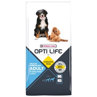 Image of Versele-Laga Opti Life  Droogvoer Adult Sterilised light Medium/Maxi 12,5 kg